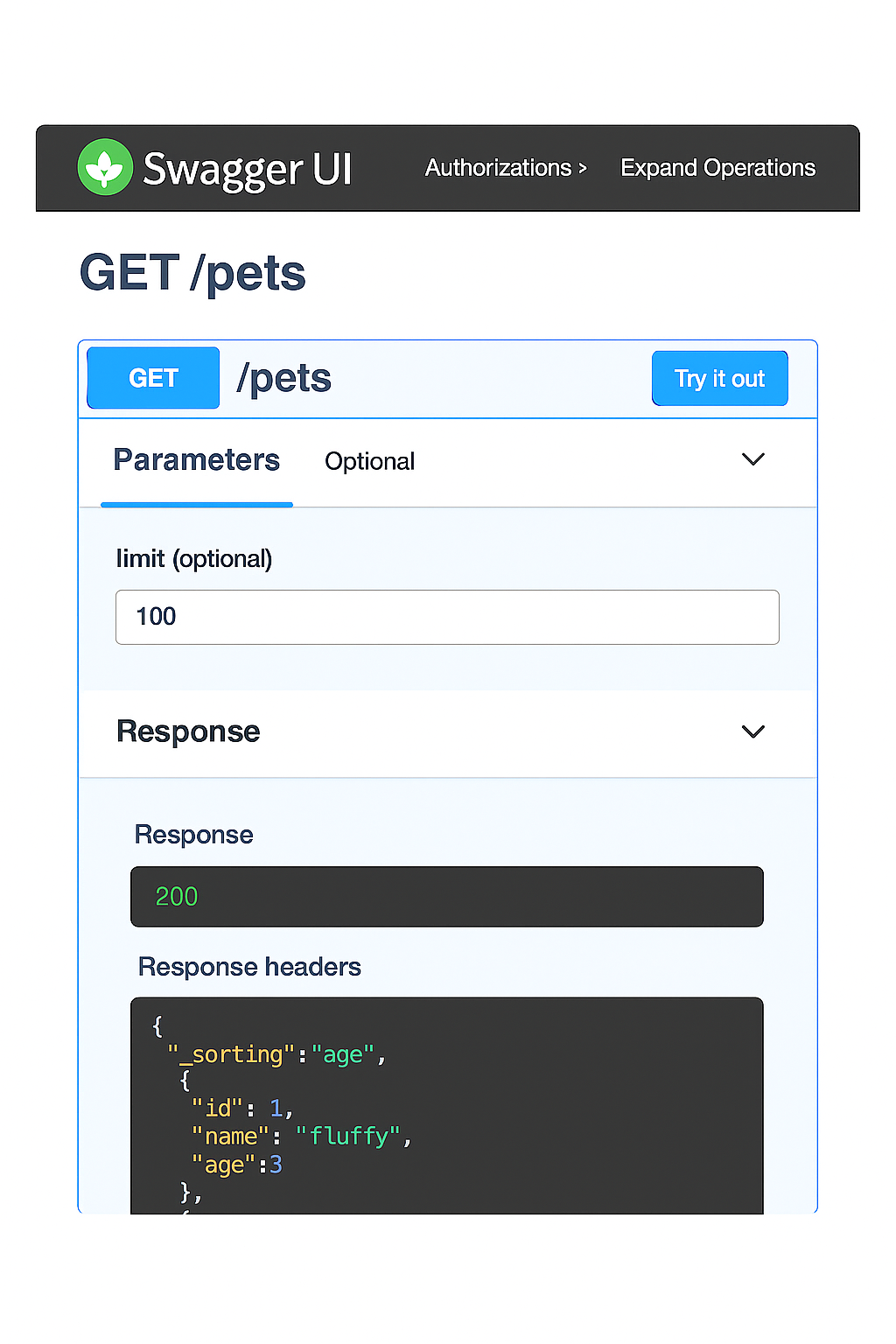 Live API Testing Flow
