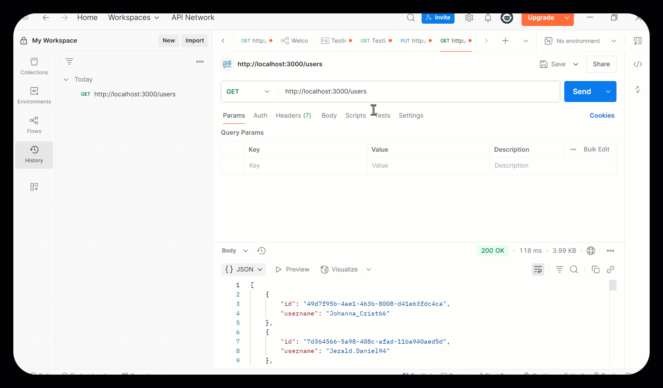Postman demo 3
