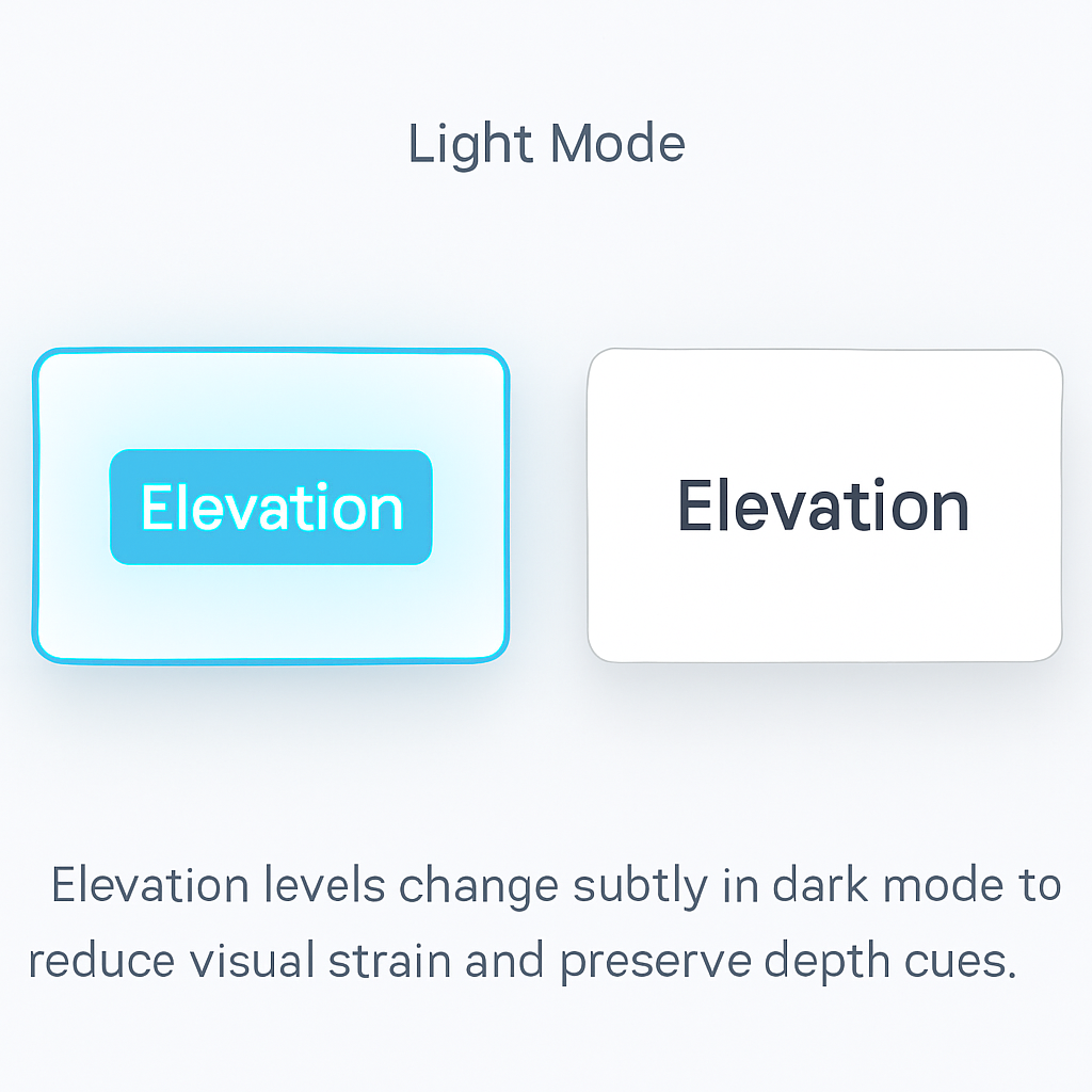 Card Elevation in Light Mode