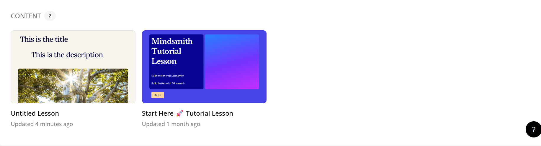 Previewing lesson