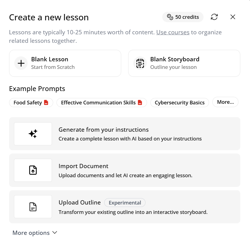 Generate Lesson Prompt